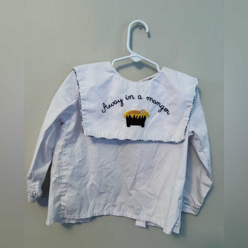 Kinder Smocks “Away in the Manger” Long Sleeve Top